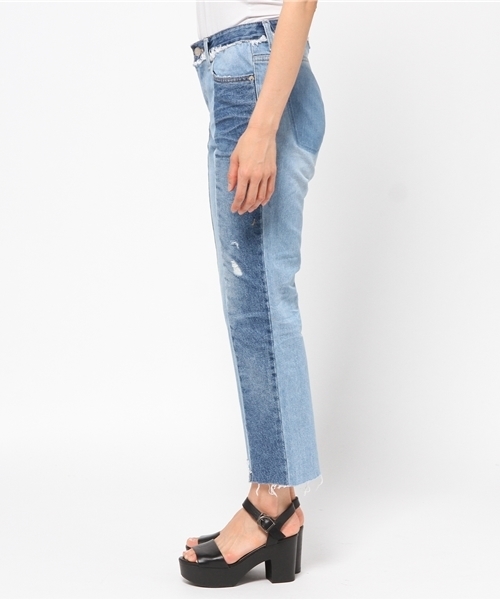 Kastane（カスタネ）の「【Kastane】パッチワークデニムパンツ（デニムパンツ・レディース・インディゴブルー・SMALL/MEDIUM）」の9枚目の写真