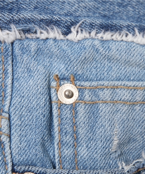 Kastane（カスタネ）の「【Kastane】パッチワークデニムパンツ（デニムパンツ・レディース・インディゴブルー・SMALL/MEDIUM）」の4枚目の写真