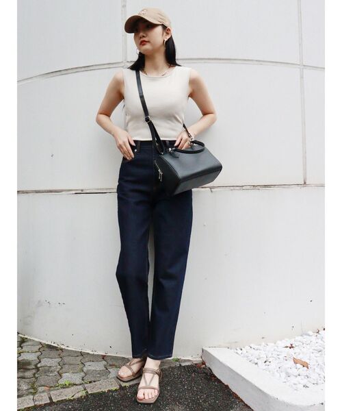 MURUA（ムルーア）の「ジップミニボストン（ハンドバッグ・レディース・ブラック/ブルー・FREE）」の4枚目の写真