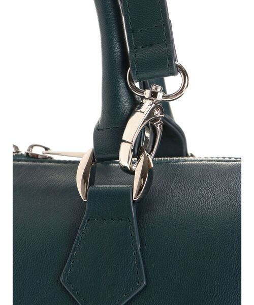 MURUA（ムルーア）の「ジップミニボストン（ハンドバッグ・レディース・ブラック/ブルー・FREE）」の9枚目の写真