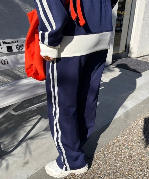 nemne store（ネンネストア）の「【低身長用サイズあり】ワンポイント刺繍トラックパンツ（その他パンツ・レディース・アイボリー/グリーン/ネイビー/アイボリー系/ベージュ/ネイビー系・SMALL/MEDIUM/LARGE）」の21枚目の写真