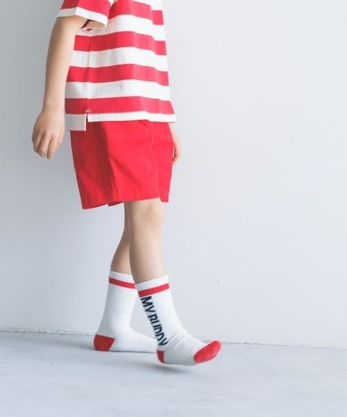 LOWRYS FARM（ローリーズファーム）の「デッキショーツ　185586（その他パンツ・キッズ・ネイビー/ピンク/レッド/その他1/オフホワイト/イエロー/ブラック/ブルー/ドット・130cm/140cm/150cm/110cm/120cm）」の7枚目の写真