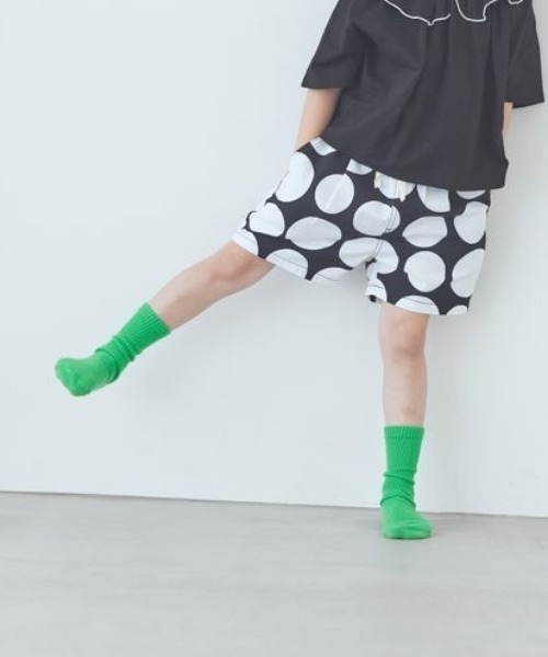 LOWRYS FARM（ローリーズファーム）の「デッキショーツ　185586（その他パンツ・キッズ・ネイビー/ピンク/レッド/その他1/オフホワイト/イエロー/ブラック/ブルー/ドット・130cm/140cm/150cm/110cm/120cm）」の9枚目の写真