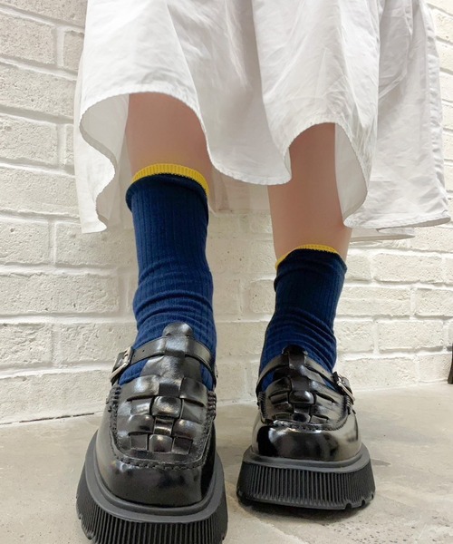 Jeffrey Campbell(ジェフリーキャンベル)の「ソックス(ソックス/靴下・レディース・ブルー/ネイビー/ホワイト・M)」の10枚目の写真
