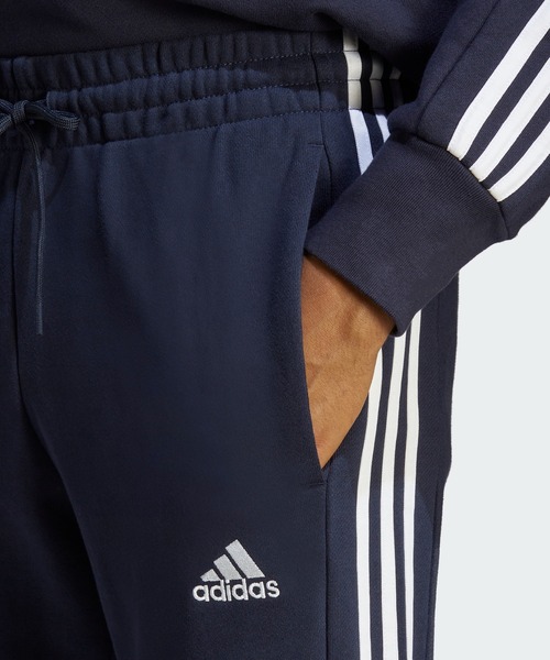 adidas(アディダス)の「エッセンシャルズ フレンチテリー テーパードカフ スリーストライプス パンツ / アディダス adidas(その他パンツ・メンズ・ブラック/ブルー・SMALL/MEDIUM/LARGE/X-LARGE/XX-LARGE/3XL/X-SMALL)」の11枚目の写真