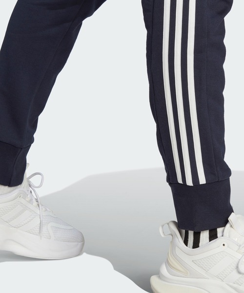 adidas(アディダス)の「エッセンシャルズ フレンチテリー テーパードカフ スリーストライプス パンツ / アディダス adidas(その他パンツ・メンズ・ブラック/ブルー・SMALL/MEDIUM/LARGE/X-LARGE/XX-LARGE/3XL/X-SMALL)」の10枚目の写真