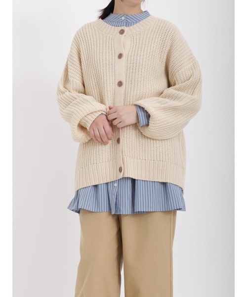 Fossataro 味わい深い カシミアカーディガン 