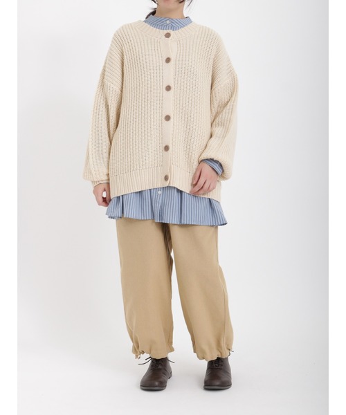 Samansa Mos2（サマンサ モスモス）の「カシミヤタッチ片畦ゆる