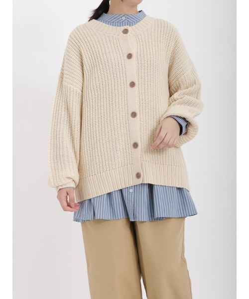 ⭐️試着のみ⭐️CC 25SSバックボタン カシミヤ カーディガン 38