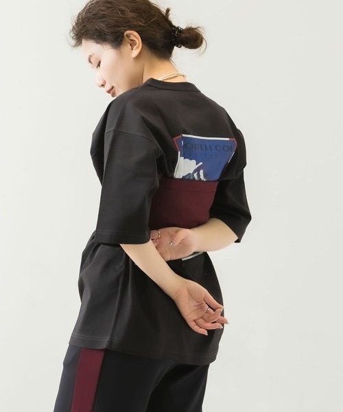 URBAN RESEARCH(アーバンリサーチ)の「ambiguous Stretch Bustier(チューブトップ・レディース・ボルドー/オフホワイト/ブラック・FREE)」の19枚目の写真
