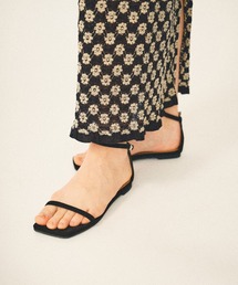 SHENERY | 【WEB限定カラー：オリーブ】スクエアトゥストラップサンダル(サンダル)