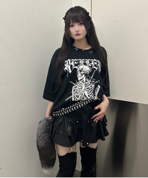 弾丸ベルト 弾丸ベルト サブカル サブジラ 地雷 Y2K | 韓国系ユニセックス