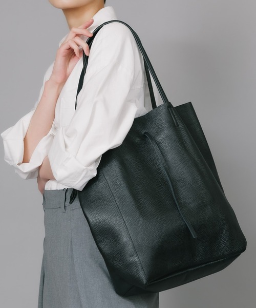 ROOPTOKYO（ループトウキョウ）の「FROU FROU/フルフル Shopper Big トートバッグ（トートバッグ・メンズ・ブラウン/ブラック・FREE）」の2枚目の写真