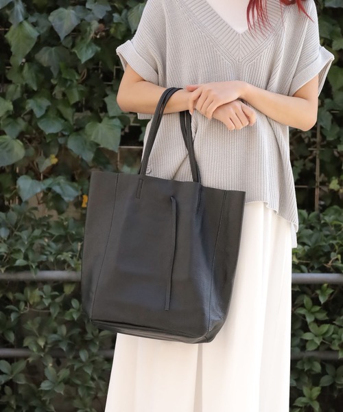 ROOPTOKYO（ループトウキョウ）の「FROU FROU/フルフル Shopper Big トートバッグ（トートバッグ・メンズ・ブラウン/ブラック・FREE）」の6枚目の写真