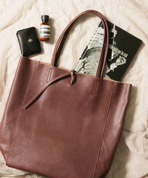 ROOPTOKYO（ループトウキョウ）の「FROU FROU/フルフル Shopper Big トートバッグ（トートバッグ・メンズ・ブラウン/ブラック・FREE）」の4枚目の写真
