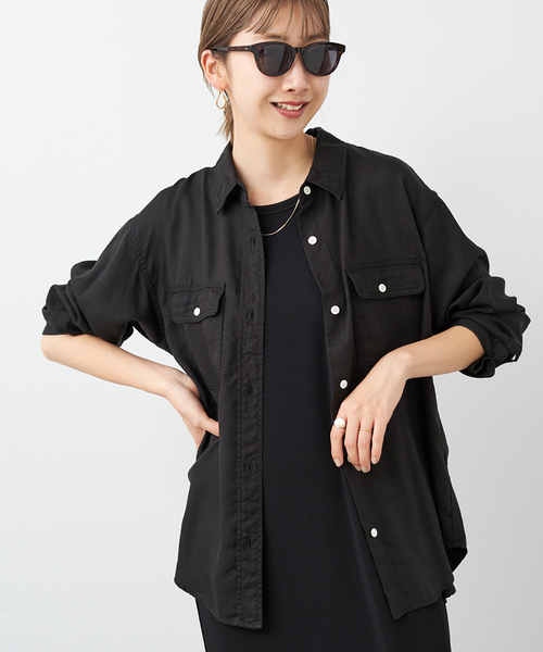 新品　プラージュ　Plage glossy wash シャツ plage（プラージュ）の「glossy wash シャツ（シャツ/ブラウス）」 - WEAR