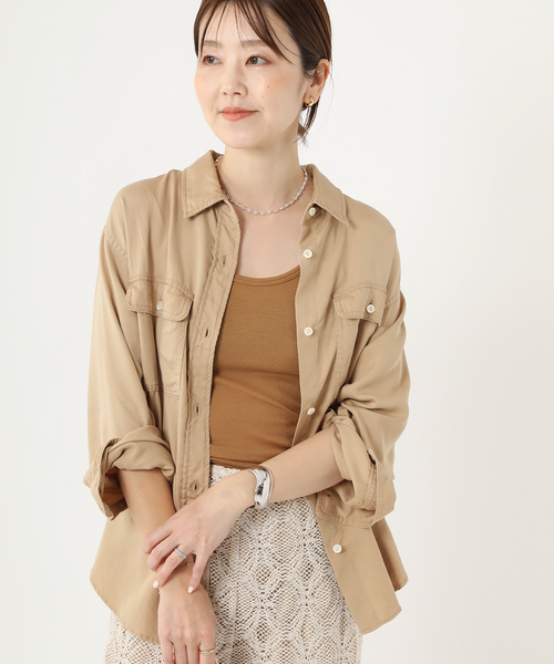 plage（プラージュ）の「glossy wash シャツ（シャツ/ブラウス）」 - WEAR