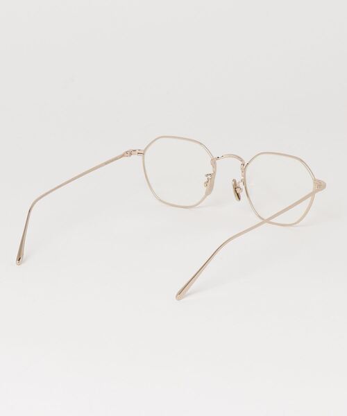 A.D.S.R.（エーディーエスアール）の「ADSR BAZ（メガネ・メンズ・ゴールド・ONE SIZE）」の3枚目の写真