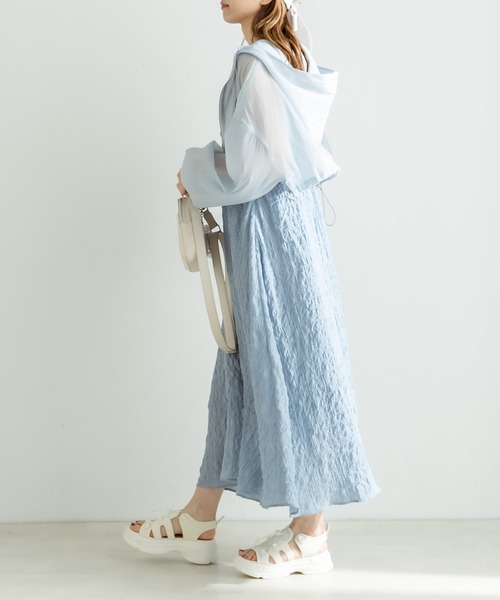 OLIVE des OLIVE（オリーブデオリーブ）の「クリアパーツスポーツサンダル（サンダル・レディース・アイボリー/ベージュ/ブラック・SMALL/MEDIUM/LARGE）」の7枚目の写真