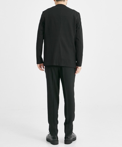 ATTACHMENT / アタッチメント】DOUBLE FACE COLLARLESS CARDIGAN
