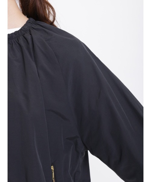 Te chichi（テチチ）の「ギャザージップブルゾン（ブルゾン・レディース・グレー/オフホワイト/ブラック・ﾌﾘ-）」の17枚目の写真