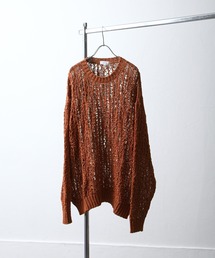 NILWAY | テープヤーンレース編みクルーネックニット(ニット/セーター)