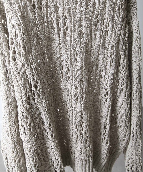 Laumusician テープヤーンレースニット Laumusician テープヤーンレースニット Laumusician テープ