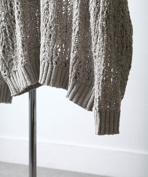 NILWAY（ニルウェイ）の「テープヤーンレース編みクルーネック