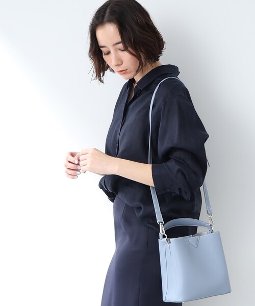 INDIVI（インディヴィ）の「◆【夏ブラウス人気1位！/麻100%/洗える】フレンチリネンシャツ（シャツ/ブラウス・レディース・ホワイト/ライトブルー/ネイビー/ピンク系/ホワイト系その他3/サンドベージュ・34/05/12/38/15 /13/19）」の9枚目の写真