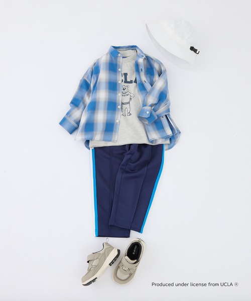 UCLA（ユーシーエルエー）の「【KIDS】【UCLA/ユーシーエルエー】ラインジャージトラックパンツ（その他パンツ・キッズ・ネイビー・XXL/XL/L/M/S）」の2枚目の写真