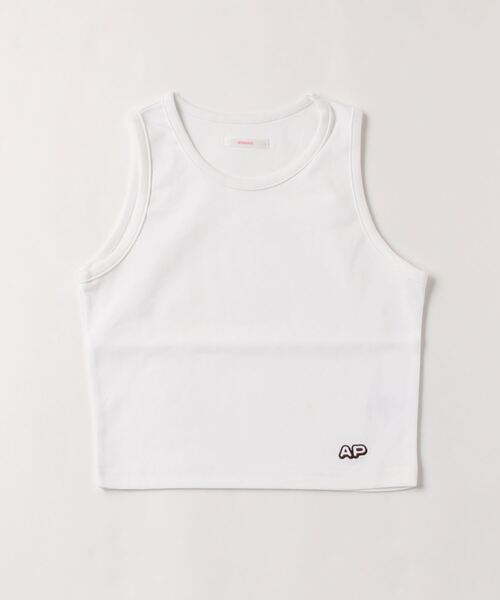 atmos pink(アトモスピンク)の「atmos pink ベーシックタンクトップ(タンクトップ・レディース・ブラウン/ピンク/ホワイト・FREE)」の1枚目の写真