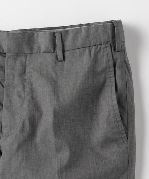 green label relaxing（グリーンレーベルリラクシング）の「シャークスキン スリム スラックス -ストレッチ・接触冷感・クリースキープ・ウエストアジャスター-（スラックス・メンズ・グレー/ベージュ/ネイビー・XS/S/M/L/XL）」の17枚目の写真