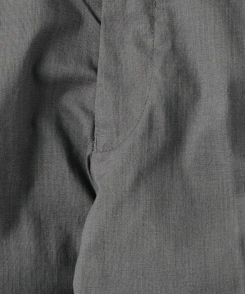 green label relaxing（グリーンレーベルリラクシング）の「シャークスキン スリム スラックス -ストレッチ・接触冷感・クリースキープ・ウエストアジャスター-（スラックス・メンズ・グレー/ベージュ/ネイビー・XS/S/M/L/XL）」の19枚目の写真