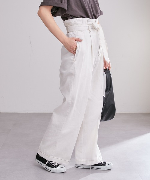 CIAOPANIC TYPY（チャオパニックティピー）の「綿麻デニムハイウエスト