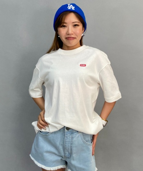 CHUMS(チャムス)の「CHUMS/チャムス CHUMS × SAYORI WADA コラボレーションTシャツ/ビッグシルエット/オーバーサイズ/無地/バックプリントTシャツ CH11-2200(Tシャツ/カットソー・レディース・ホワイト/ブラック・M/L)」の5枚目の写真