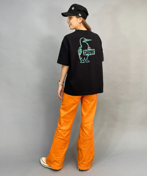 CHUMS(チャムス)の「CHUMS/チャムス CHUMS × SAYORI WADA コラボレーションTシャツ/ビッグシルエット/オーバーサイズ/無地/バックプリントTシャツ CH11-2200(Tシャツ/カットソー・レディース・ホワイト/ブラック・M/L)」の12枚目の写真