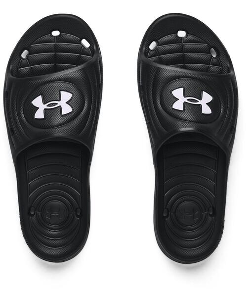UNDER ARMOUR（アンダーアーマー）の「UAロッカーIV スライド（ライフスタイル/メンズ）（サンダル・メンズ・ブラック・30.0cm/25.0cm/26.0cm/27.0cm/28.0cm/29.0cm）」の4枚目の写真