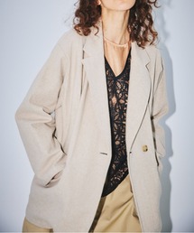 OPULENCE | オーバーサイズリネンジャケット(テーラードジャケット)