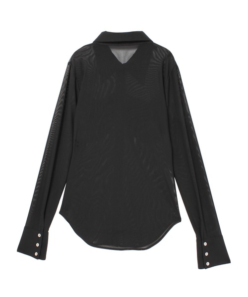 PAMEO POSE(パメオポーズ)の「Kate Shirts BLK(シャツ/ブラウス・レディース・ブラック・FREE)」の6枚目の写真
