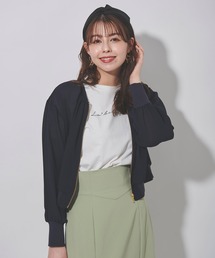 ジョーゼットギャザーブルゾン