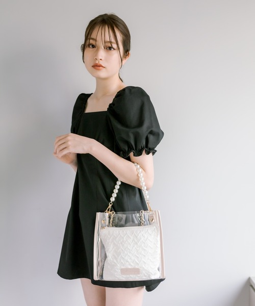 OLIVE des OLIVE（オリーブデオリーブ）の「Aimerianejoieパールハンドル痛バッグ　1031120200（ショルダーバッグ・レディース・ピンク/アイボリー・FREE）」の13枚目の写真