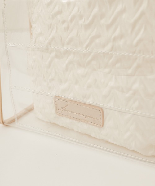 OLIVE des OLIVE（オリーブデオリーブ）の「Aimerianejoieパールハンドル痛バッグ　1031120200（ショルダーバッグ・レディース・ピンク/アイボリー・FREE）」の16枚目の写真