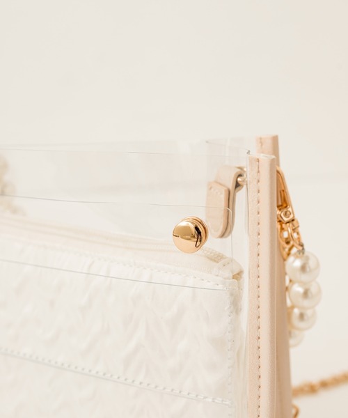 OLIVE des OLIVE（オリーブデオリーブ）の「Aimerianejoieパールハンドル痛バッグ　1031120200（ショルダーバッグ・レディース・ピンク/アイボリー・FREE）」の18枚目の写真