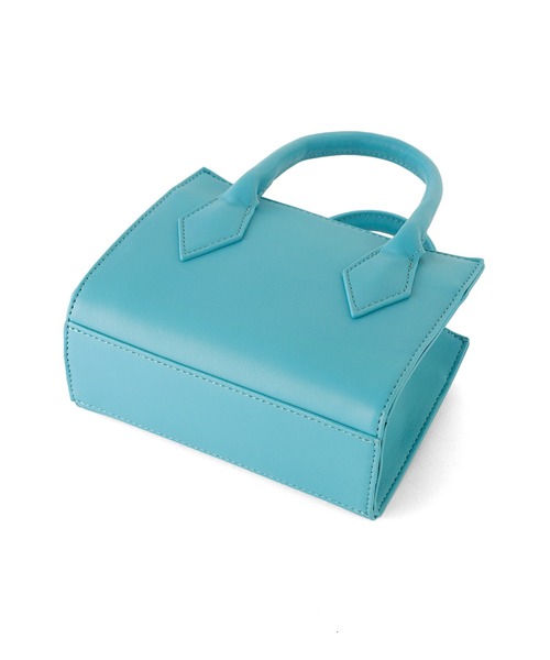 ANEMONE（アネモネ）の「サブバッグ付きカラースクエア2WAYミニバッグ