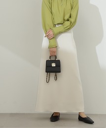 N.（N. Natural Beauty Basic） | 【S Size Line】◆サテンストレートスカート(スカート)