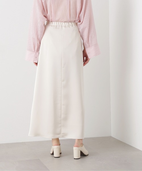 N.（N. Natural Beauty Basic）（エヌエヌナチュラルビューティーベーシック）の「【S Size Line】◆サテンストレートスカート（スカート・レディース・ナチュラル/ブラック・SMALL/MEDIUM）」の9枚目の写真