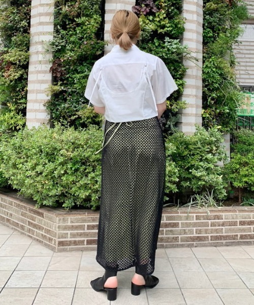 Ray BEAMS（レイビームス）の「Ray BEAMS / ターン バックストラップ シャツ（シャツ/ブラウス・レディース・ホワイト/ライトブルー・ONE SIZE）」の21枚目の写真