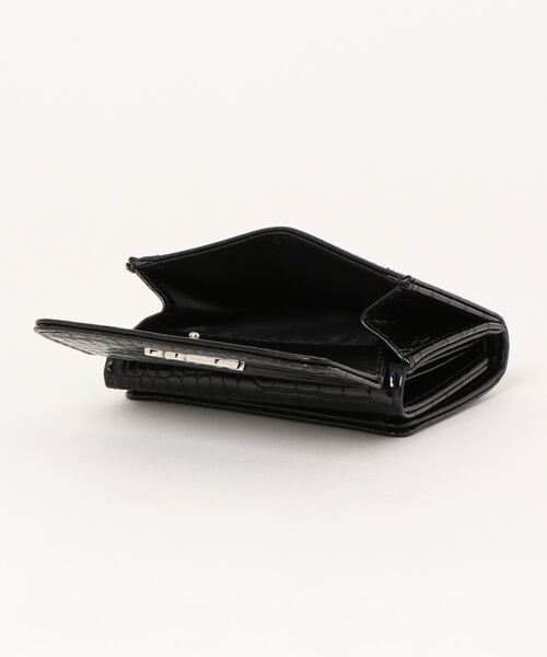 X-girl(エックスガール)の「【X-girl /エックスガール】 FAUX CROC MINI WALLET(財布・レディース・パープル系その他/ライトブルー/ブラック・FREE)」の6枚目の写真