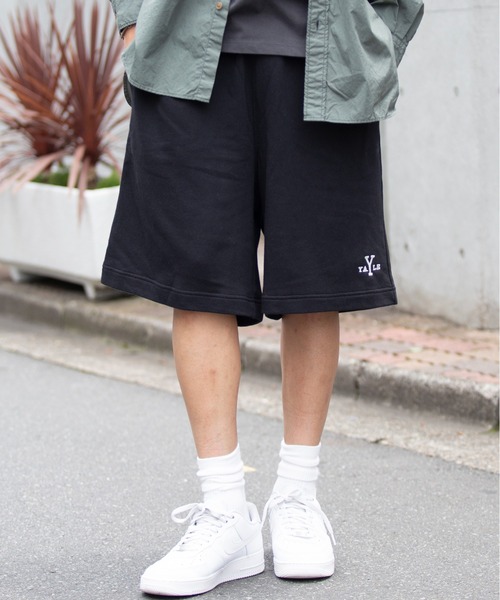 SETUP7（セットアップセブン）の「【YALE】SWEAT SHORTS YALE-085（スウェットパンツ・メンズ・ブラック/グレー・M/L/XL）」の4枚目の写真