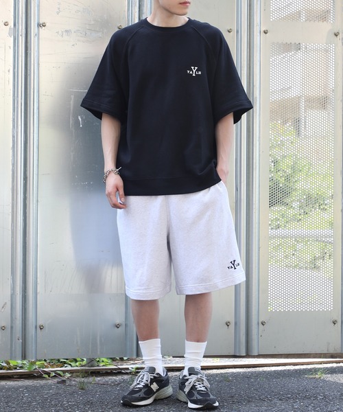 SETUP7（セットアップセブン）の「【YALE】SWEAT SHORTS YALE-085（スウェットパンツ・メンズ・ブラック/グレー・M/L/XL）」の13枚目の写真